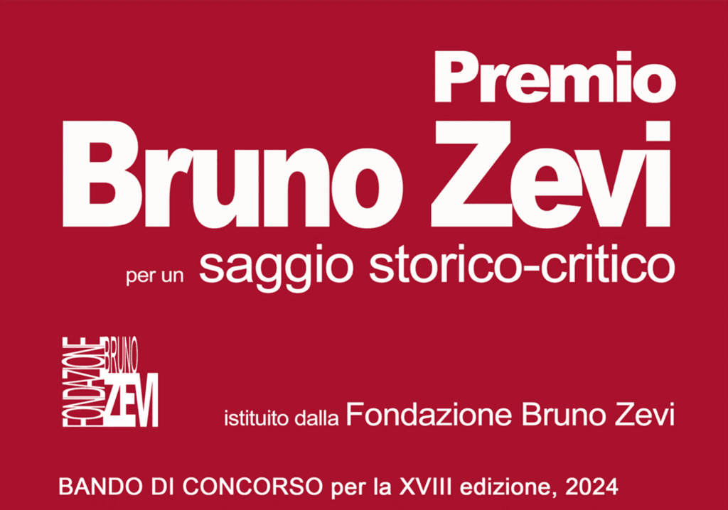 Bando Premio Bruno Zevi